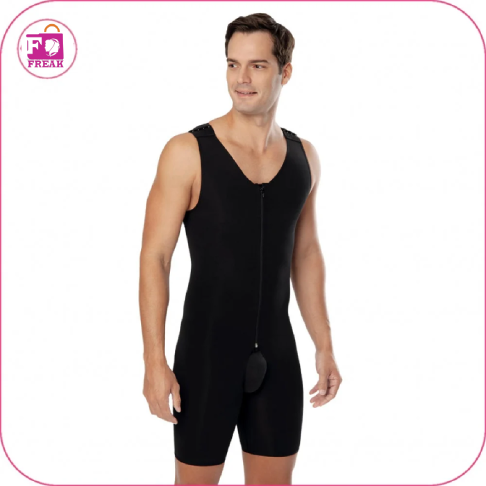 مشد كامل لبعد عمليات شفط الدهون بسحاب فوق الركبة variteks